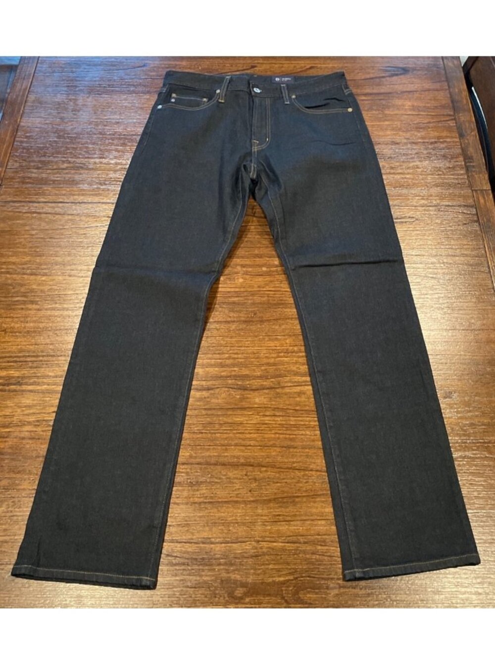 AG Graduate Tailored Leg Jean Mens 32x33 Monument Dark Navy Wash Stretch Japan